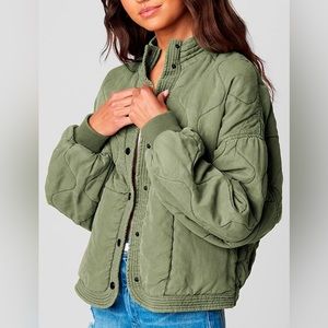 Blank NYC green bomber jacket size S